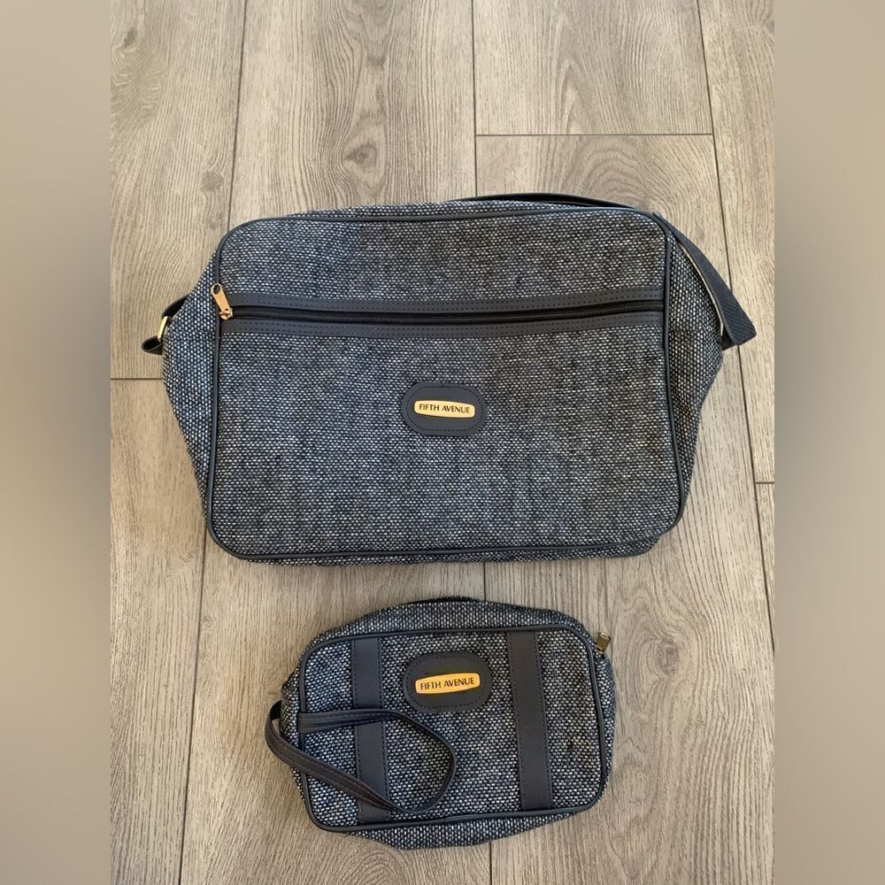 Fifth Ave travel bag with a mini bag used in good condition